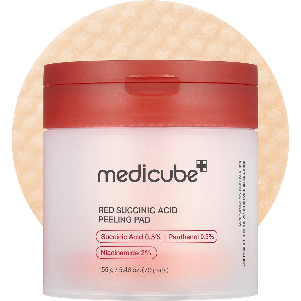 Red Succinic Acid Panthenol Pads - SINGLE