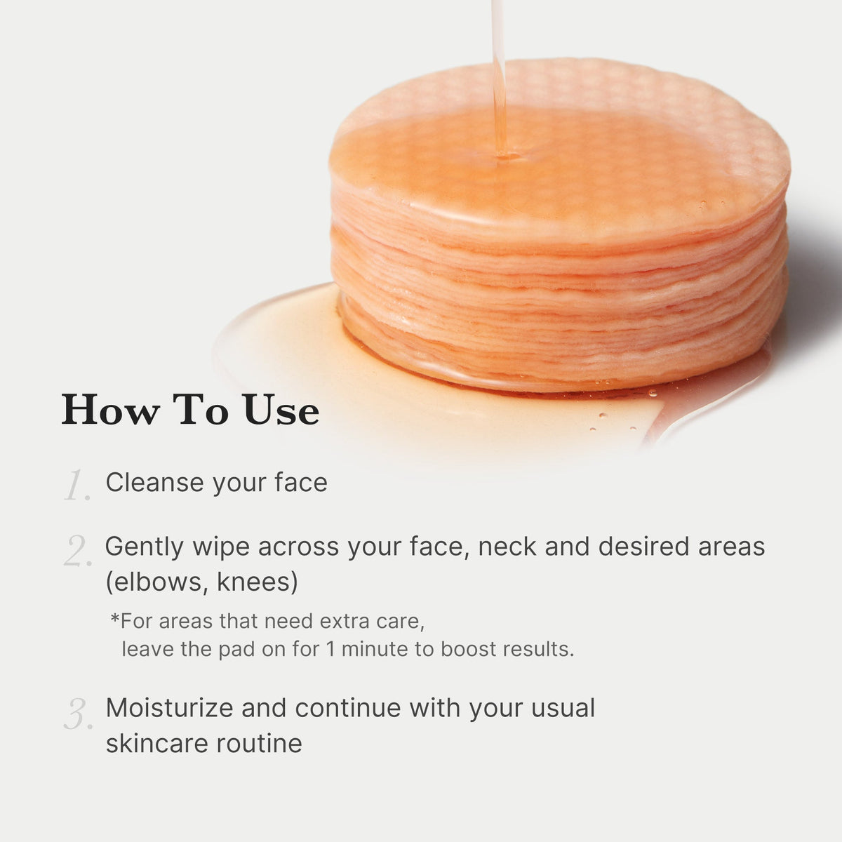 Red Succinic Acid Panthenol Pads